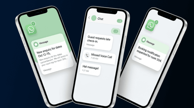 WhatsApp enquiries go to another